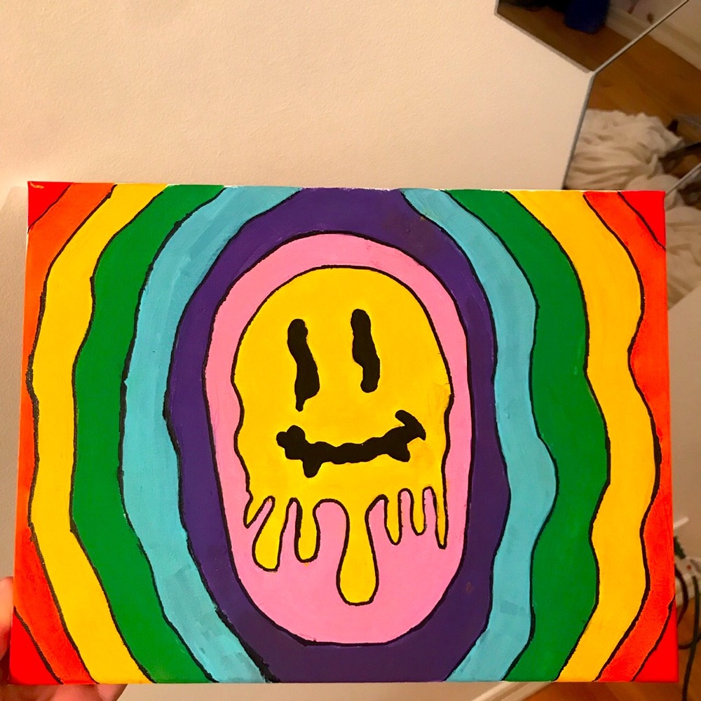 smiley face painting😃